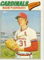 1977 Topps Baseball Cards      381     Bob Forsch